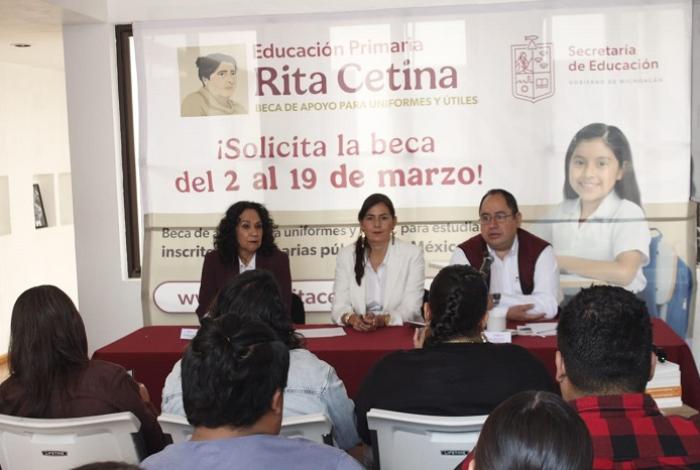 Últimos días para que padres de familia registren a sus hijos de nivel básico a la Beca Rita Cetina