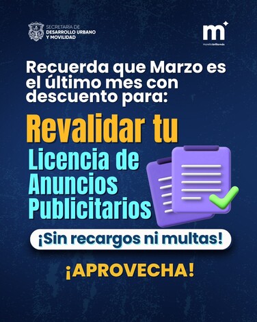 Últimos días para revalidar licencias de anuncios en Morelia