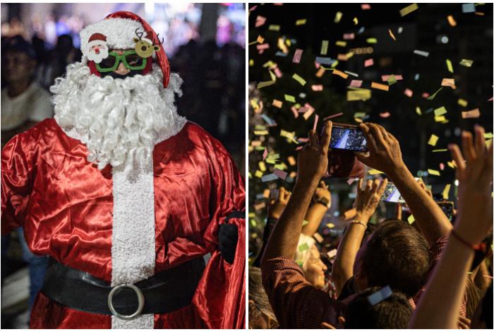 Luces, música y bengalas: El chavismo inaugura la temporada navideña en Venezuela en medio de tensiones con EUA