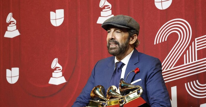 Luis Guerra fue el ganador de la noche en los Latin Grammy 2024 en Miami