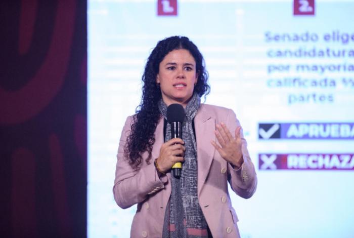 Luisa María Alcalde viene a Michoacán el próximo martes; Morena anuncia asambleas cada domingo