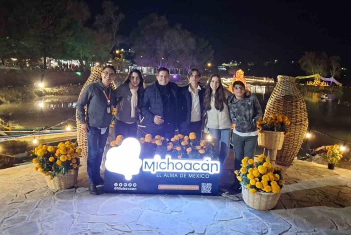 Lupita Nyong’o, Ana de la Reguera y Ernesto Laguardia, viven la Noche de Muertos en Michoacán