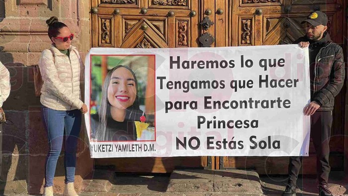 Marchan familiares y amigos de Yuketzi para exige su localización con vida