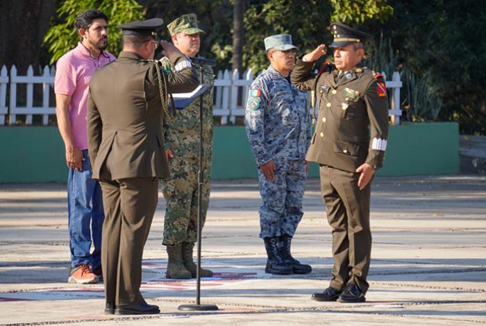 Margarito Méndez toma posesión como comandante del 82º Batallón de Infantería