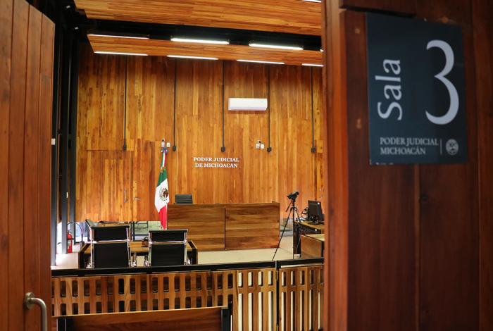 Más de 21 mil 800 audiencias han presidido jueces penales de Michoacán, de enero a octubre de 2025