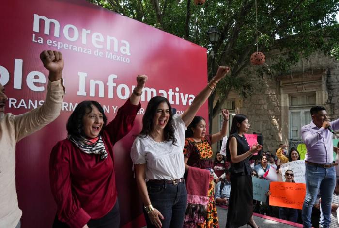 Más de dos mil personas refrendan la unidad junto a Gaby Molina