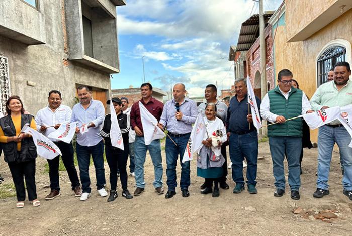 Más vialidades de calidad para Tarímbaro; arrancan trabajos en la Privada Emiliano Zapata