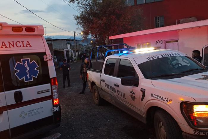 Matan a un joven en la colonia Villas del Sol, al oriente de Uruapan