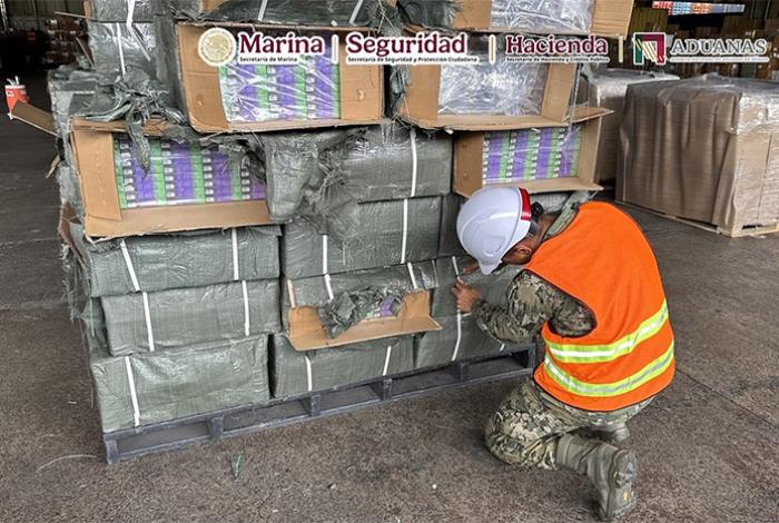 Mega decomiso en Lázaro Cárdenas: Más de 8 millones de cigarros falsos procedentes de China