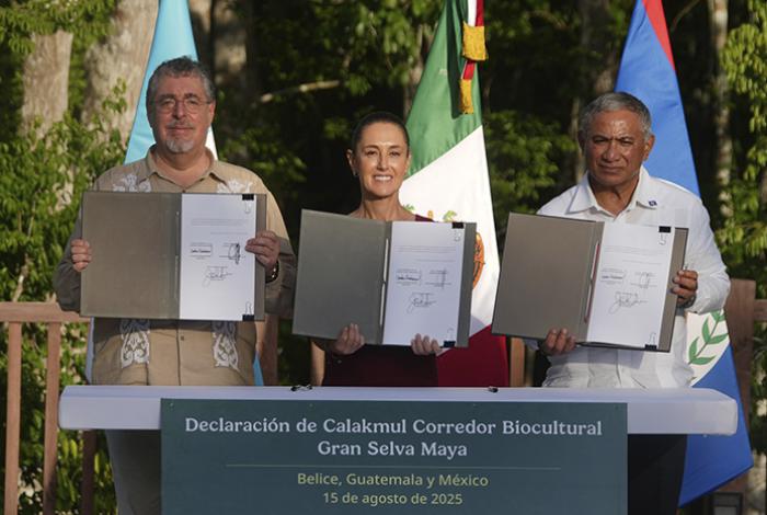 México, Guatemala y Belice crean corredor biocultural de la Gran Selva Maya
