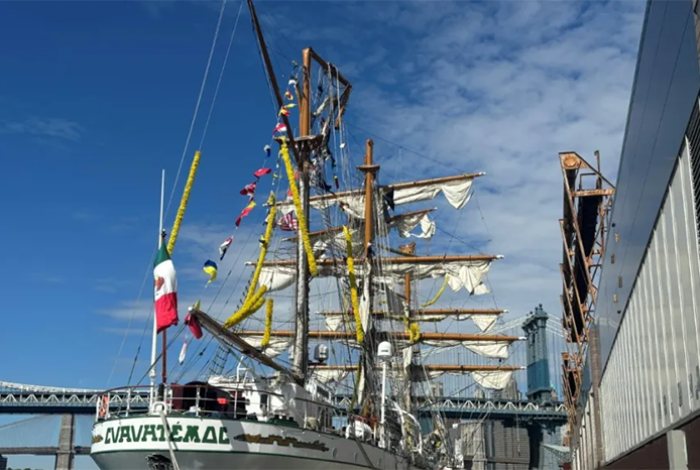 México informa que dos cadetes siguen hospitalizados en Nueva York tras colisión de buque