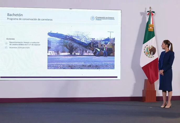 México lanza el programa “Bachetón” para mejorar infraestructura vial