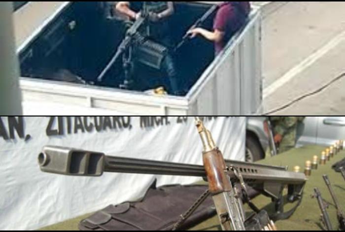 México prohíbe y sanciona portación de armas del ejército y carros adaptados para usar armamento