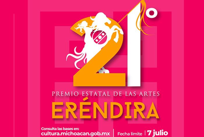 Michoacán honra a creadores con Premio Eréndira 2025; sigue abierta la convocatoria