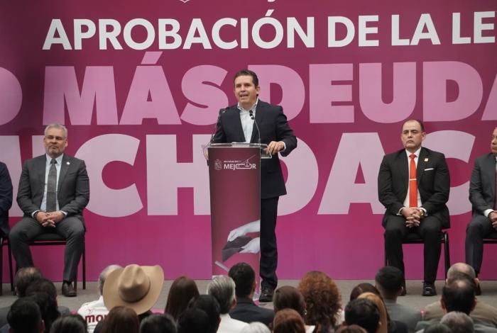 Michoacán se acostumbró al déficit y deuda; es momento de que le vaya bien: Marco Polo Aguirre