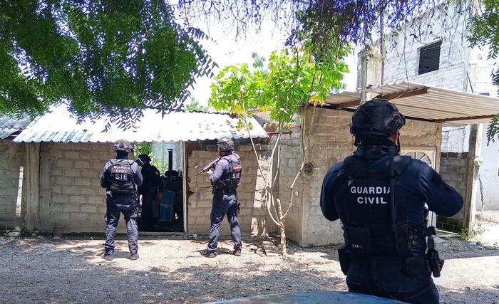 #Michoacán | SIE de la Guardia Civil desmantela taller de producción de artefactos explosivos en Buenavista 