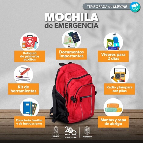 #Michoacán | SSM llama a extremar precauciones en temporada de lluvias y ciclones