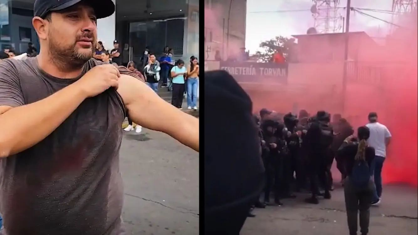 Miden fuerzas policías y profesores de la CNTE