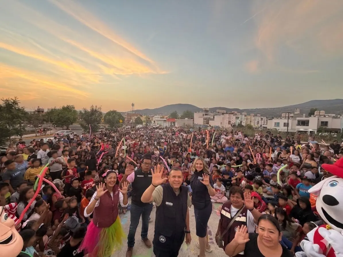 Miles de niñas y niños celebran su día junto a Juan Carlos Barragán en Morelia