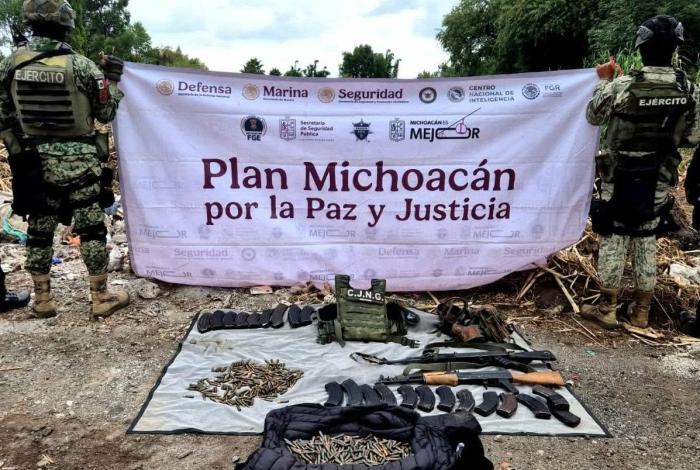 Militares y GN repelen agresión armada en Queréndaro; hay dos detenidos