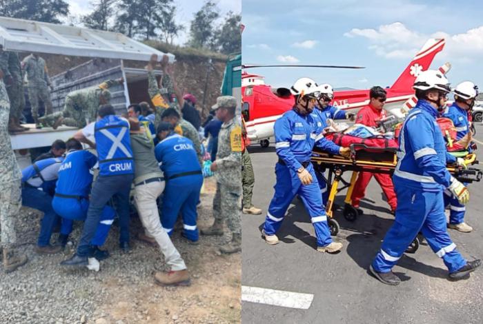 ¡Misión cumplida! Regresan médicos y ambulancias de Michoacán tras apoyo a Hidalgo