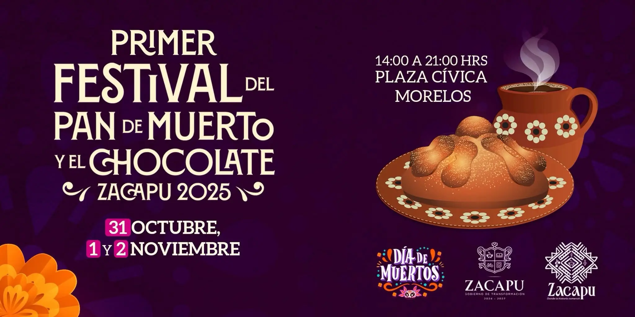 Mónica Valdez invita al Primer Festival del Pan de Muerto y el Chocolate Zacapu 2025