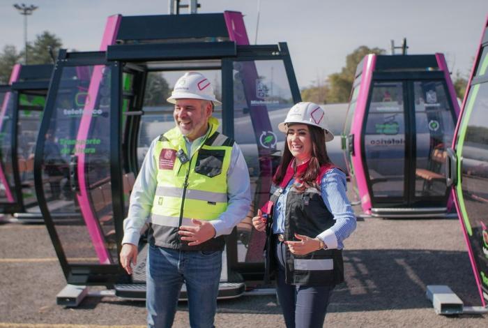 Montan primera cabina del teleférico de Morelia: Gladyz Butanda