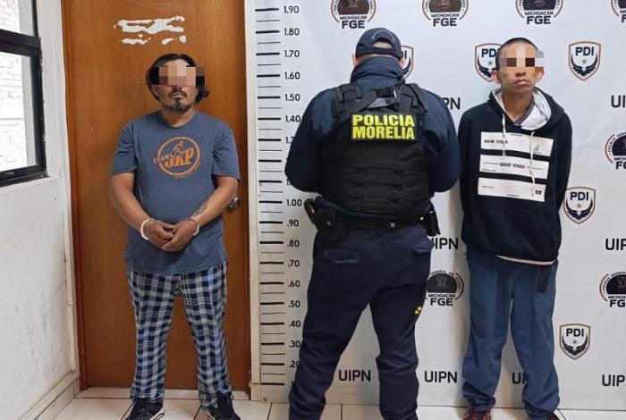 Morelia: Aseguran a 2 sujetos con droga en la Isaac Arriaga