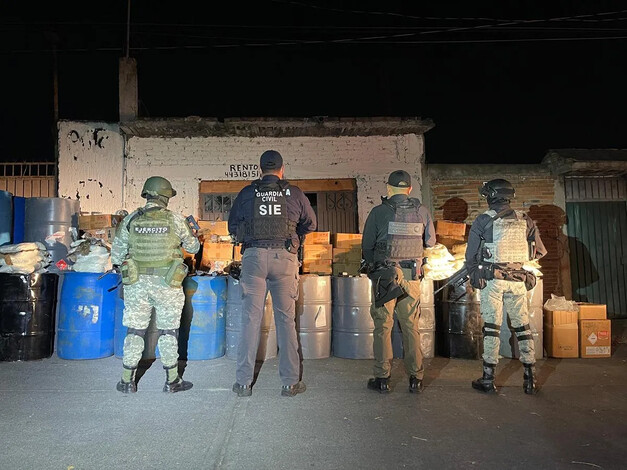 Morelia: aseguran narcobodega en colonia La Unión