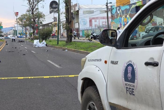Morelia: Muere motociclista que atropelló al peatón en Avenida Madero Poniente