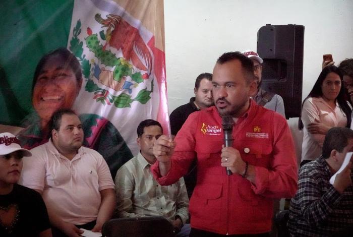 Morelia Poniente está con Raúl Morón; el PT, unido y organizado: Hugo Rangel
