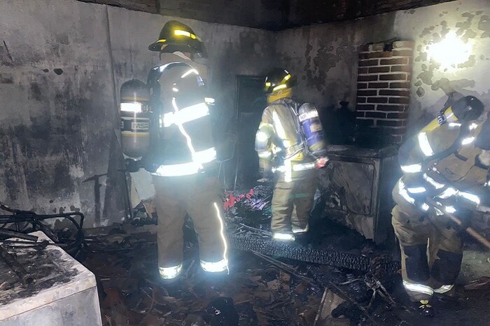 Morelia: Se incendia casa en Los Girasoles