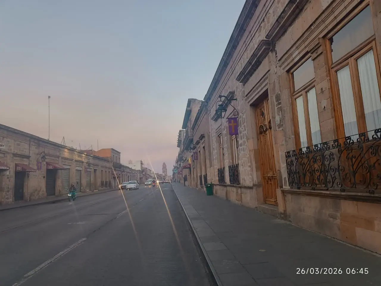 Morelia se viste de morado en preparación para Semana Santa