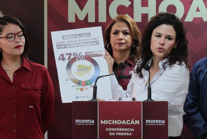 Morena ratificará triunfo en Michoacán en 2027, coinciden Fabiola Alanís y la presidenta del CEN Luisa María Alcalde