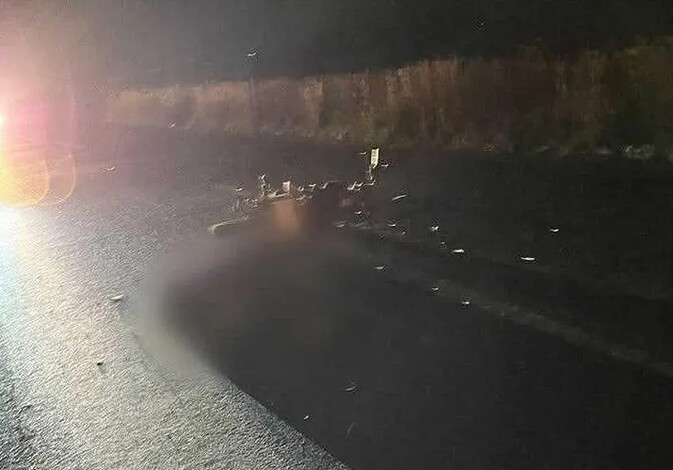 Motociclista es impactado por vehículo fantasma en la carretera Maravatío-Tlalpujahua