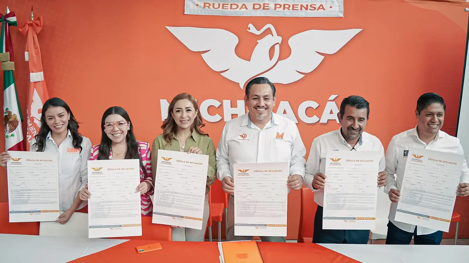 Movimiento Ciudadano anuncia campaña de afiliación en Michoacán