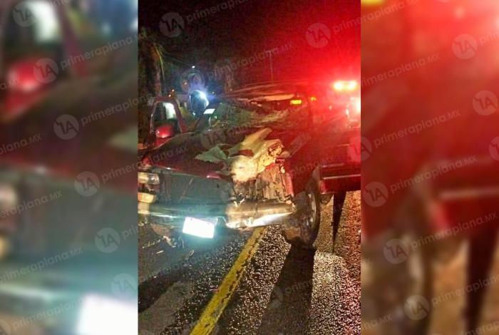 Mu3re motociclista durante ch0que en Zinapécuaro