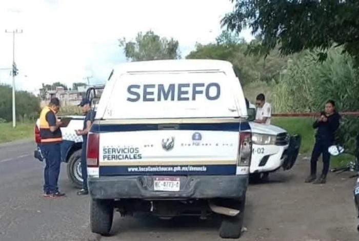 Muere motociclista en accidente sobre la Morelia-Zinapécuaro