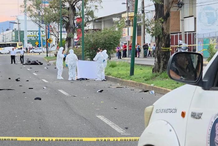 Muere peatón al ser atropellado por motociclista en Morelia