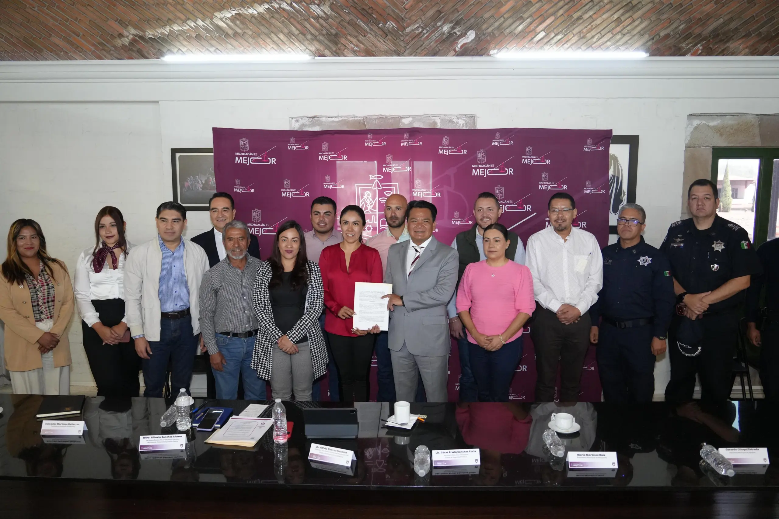 Municipios de Michoacán fortalecen coordinación para ampliar sistemas de videovigilancia FORTAPAZ