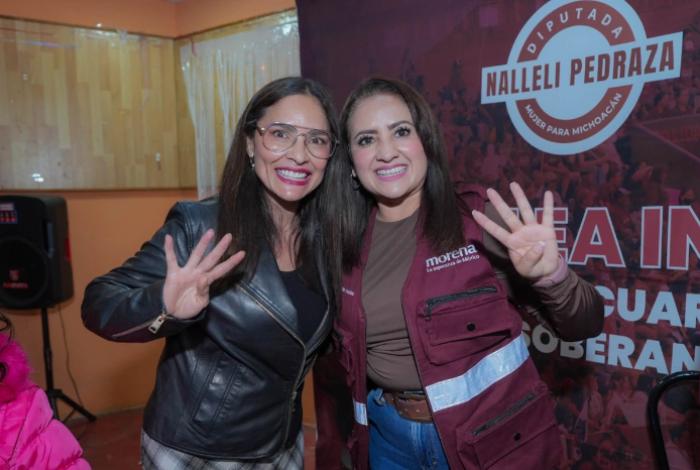Nalleli Pedraza ratifica respaldo a Gladyz Butanda para coordinar la 4T