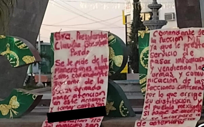 Narcomantas denuncian corrupción militar en Sinaloa