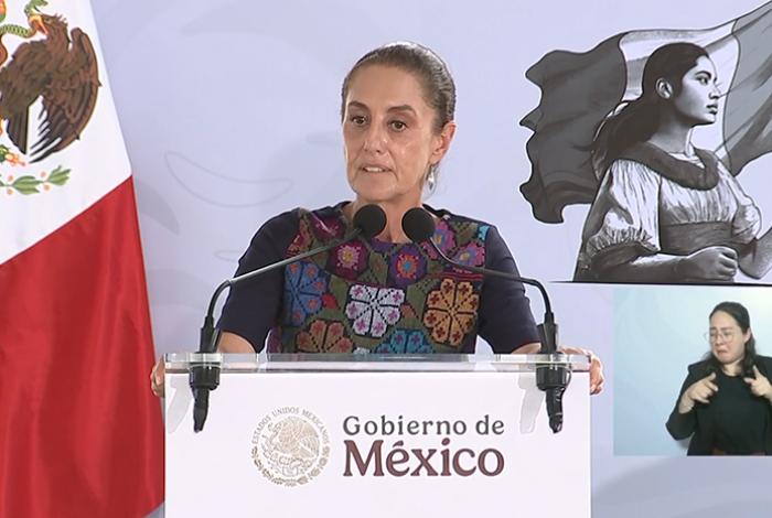 “No vamos a hacer caso de todo lo que venga del exterior”, dice Sheinbaum ante presión de EEUU