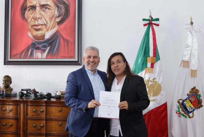 Nombra Bedolla a Sergio Pimentel como nuevo rector de la UTM