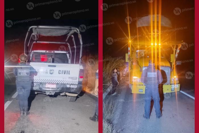 Normalistas bloquean carretera y Guardia Civil los dispersa