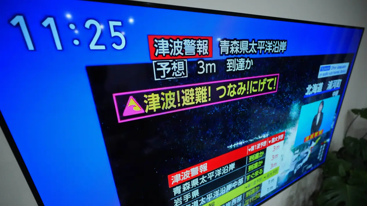 Ocurre fuerte sismo de magnitud 7.6 al norte de Japón; emiten alerta de tsunami