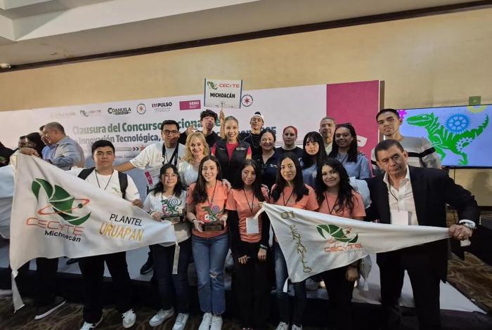 ¡Orgullo michoacano! Jóvenes Cecytem ganan oro y plata en nacional de ciencia