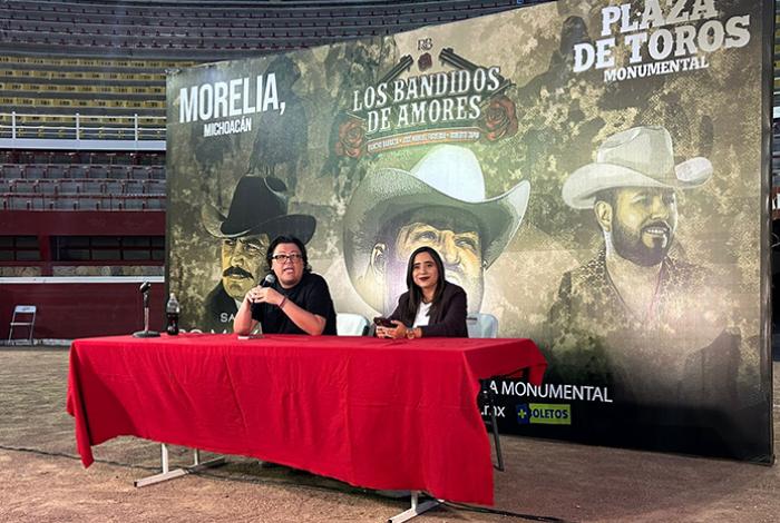 Pancho Barraza, José Manuel Figueroa y Roberto Tapia llegan a Morelia con “Los Bandidos de Amores”
