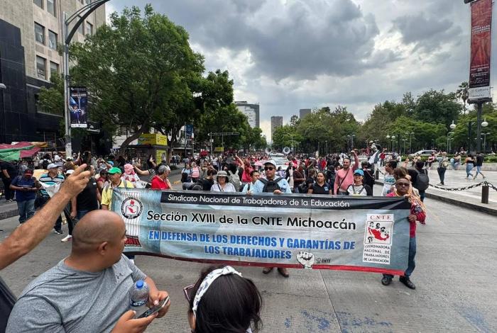 Paro nacional magisterial: Anuncia CNTE concentración masiva frente al Congreso de Michoacán