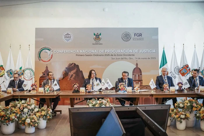 Participa FGE en la 1ª Sesión Ordinaria 2025 Zona Occidente de la Conferencia Nacional de Procuración de Justicia, celebrada en Querétaro